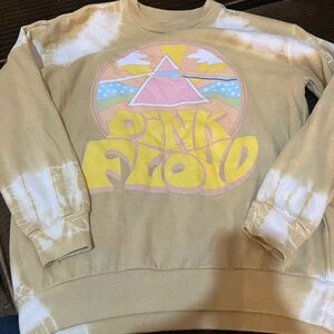 Like New Womens Pink Floyd Tie Dye Sweatshirt